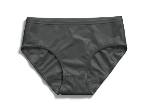 Womens Panties Black 3 Type - female lingerie underpants set 3D Model