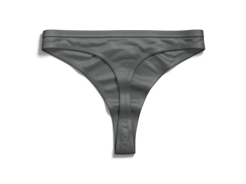 Womens Panties Black 3 Type - female lingerie underpants set 3D Модель