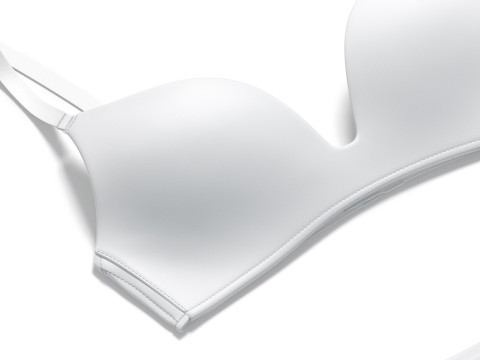 Womens Classic Lingerie White Set - bra with brief panties 3D Model