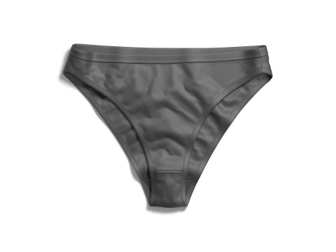 Womens Classic Lingerie Black Set - female bikini slip pants with brassiere 3D Модель