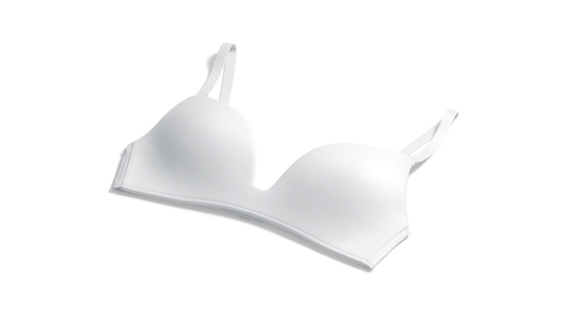 Womens White Wireless Bra - underclothing lingerie for breast 3D Model .c4d .max .obj .3ds .fbx .stl .blend 
