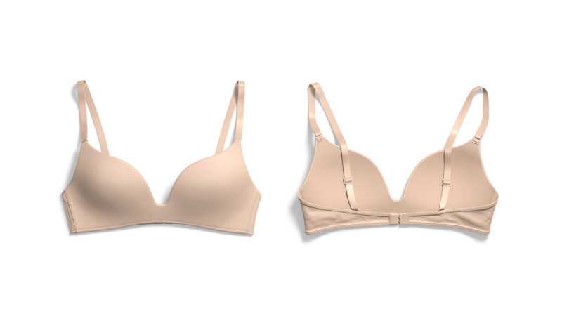 Bra Krem Wanita - bralette push-up merah muda Model 3D .c4d .max .obj .3ds .fbx .stl .blend 