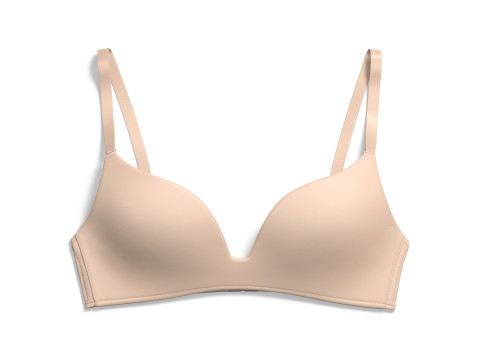 Bra Krem Wanita - bralette push-up merah muda Model 3D