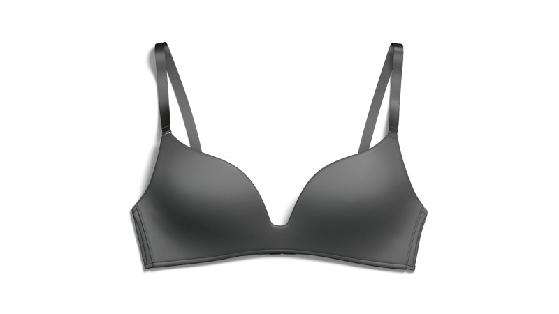 Womens Black Brassiere - female spandex lace brasserie 3D Model .c4d .max .obj .3ds .fbx .stl .blend