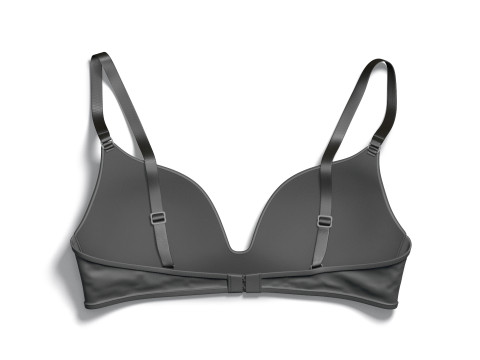 Womens Black Brassiere - female spandex lace brasserie 3D Model
