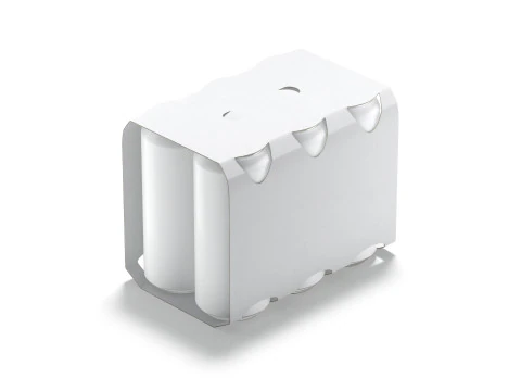 ホワイトシックス 550ml 缶ボール紙パック - 缶入り飲料板紙 3Dモデル