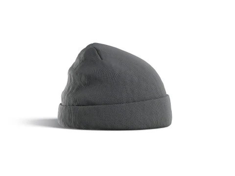 Black Winter Beanie Hat - knitted headwear 3D Model