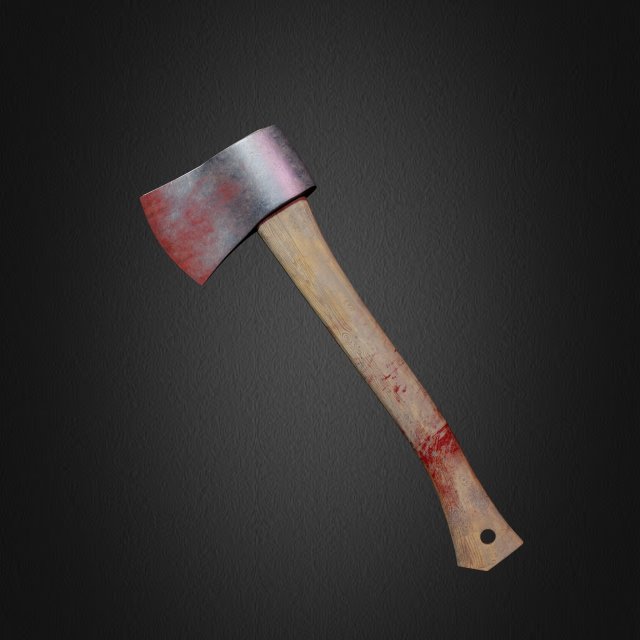axe 3D 模型 .c4d .max .obj .3ds .fbx .stl .blend 