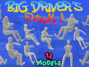 BIG DRIVERS PACK 3D Print Model