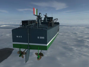 Torpedo boat -mas 3D Model