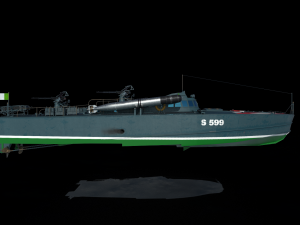 torpedo boat -mas 3D Model