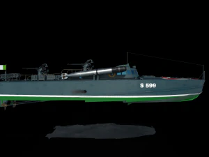 Torpedo boat -mas 3D Model
