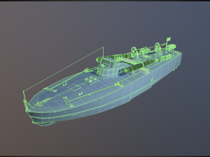torpedo boat -mas 3D Model