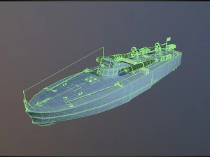 Torpedo boat -mas 3D Model