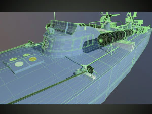 Torpedo boat -mas 3D Model