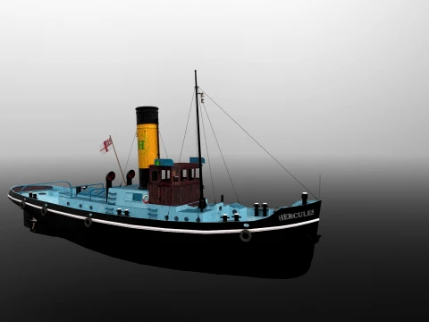 Tugboat 3D Model