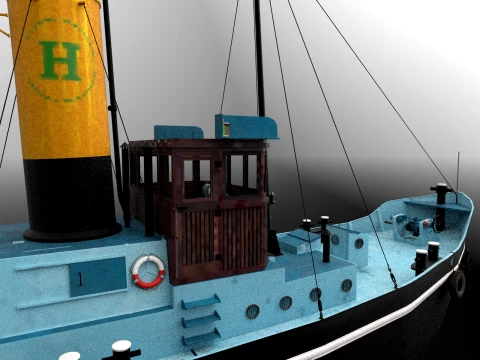 Tugboat 3D Model