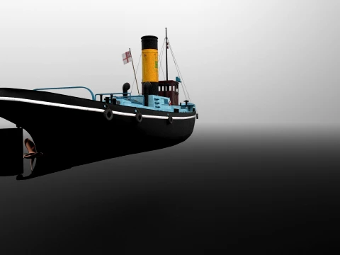 Tugboat 3D Model