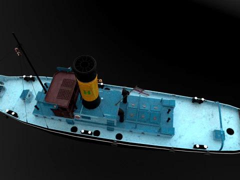 Tugboat 3D Model