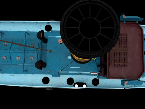 Tugboat 3D Model