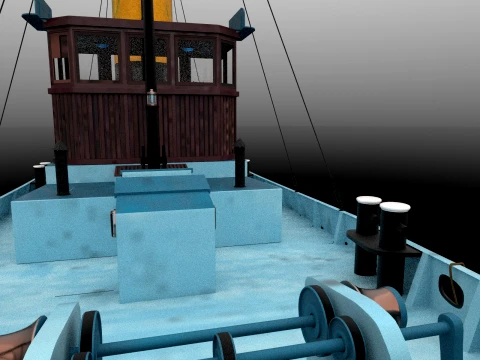 Tugboat 3D Model