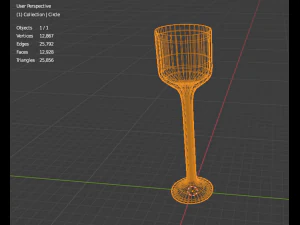 glass beaker 3D Model