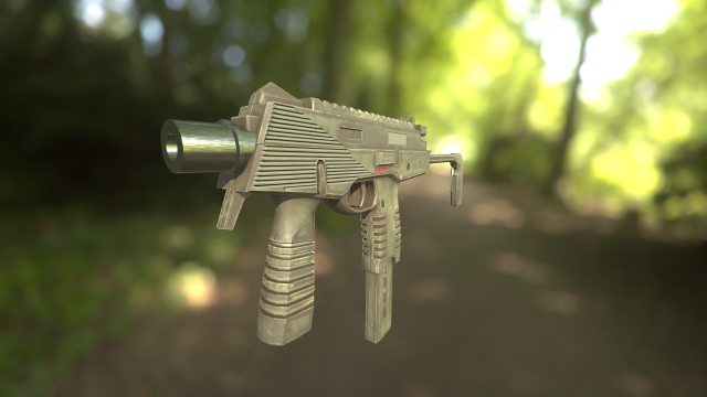 mp 9 with rig 3D Model .c4d .max .obj .3ds .fbx .stl .blend 