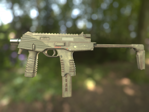 mp 9 with rig 3D Model