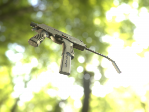 mp 9 with rig 3D Model