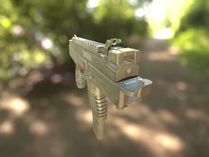 mp 9 with rig 3D Model