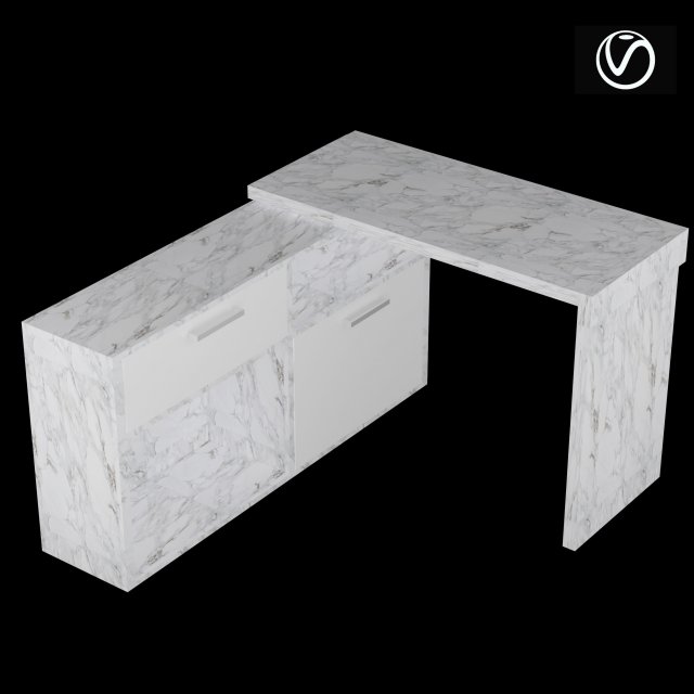 writingdesk 3D Модель .c4d .max .obj .3ds .fbx .stl .blend 