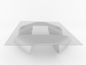 reception table 3D Модель
