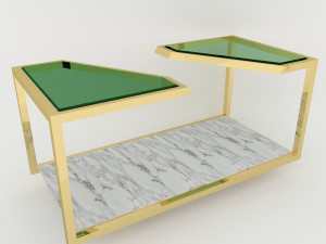 reception table 3D मॉडल