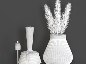 decorative set Model 3D