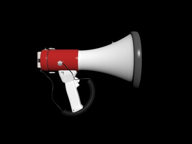 loud speaker 3D Model .c4d .max .obj .3ds .fbx .stl .blend
