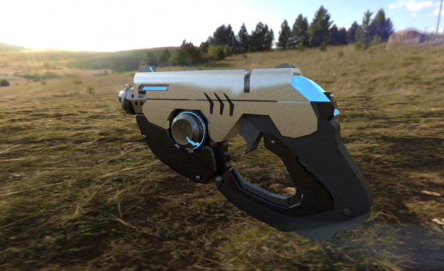 overwatch tracer Modelo 3D .c4d .max .obj .3ds .fbx .stl .blend 