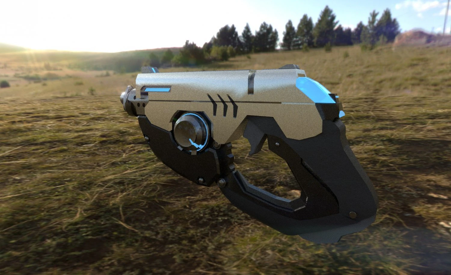 overwatch tracer 3D Model .c4d .max .obj .3ds .fbx .stl .blend 