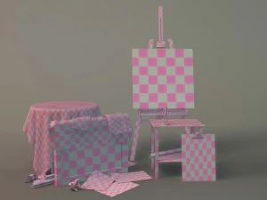 painter tools 3D Model