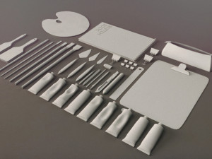 painter tools - part 2 3D Model