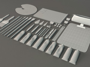painter tools - part 2 3D Model