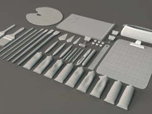 painter tools - part 2 3D Model