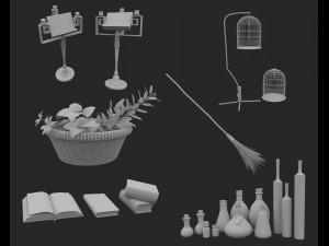 witches stuff 3D-Modell
