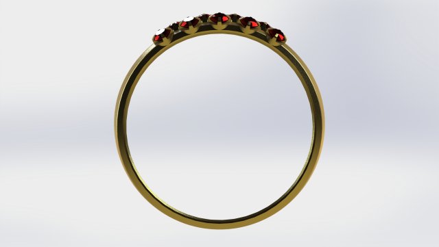 Castle Ring 3D Model .c4d .max .obj .3ds .fbx .stl .blend