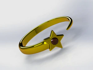 Star ring 3D Model