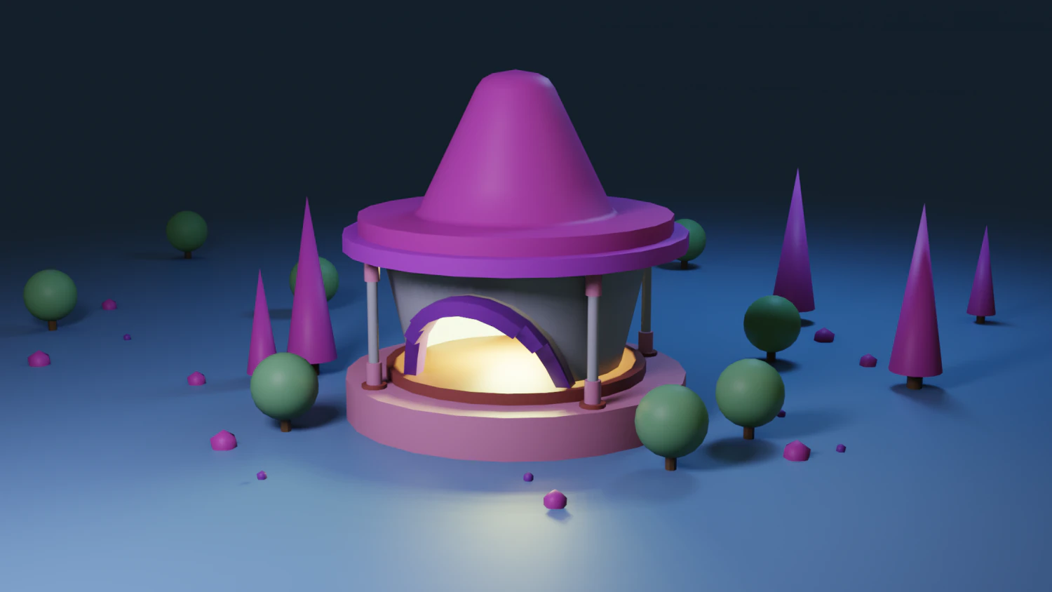 artoon residential building model 3D Model .c4d .max .obj .3ds .fbx .stl .blend