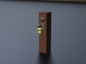 ncient wall lamps 3Dモデル