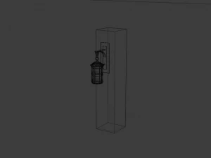ncient wall lamps 3D Model