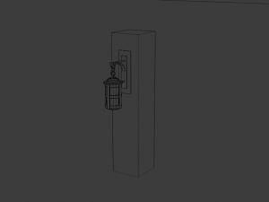 ncient wall lamps 3Dモデル