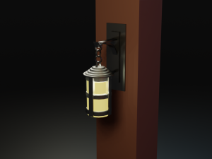 ncient wall lamps 3Dモデル