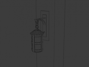ncient wall lamps 3Dモデル